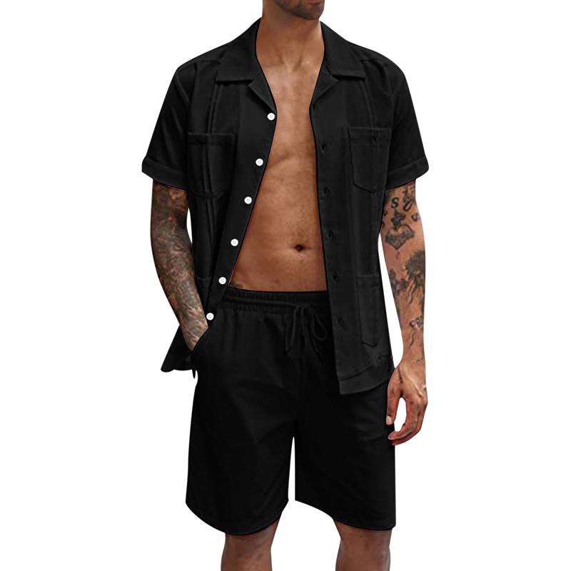 Stylish set for men: shirt & shorts