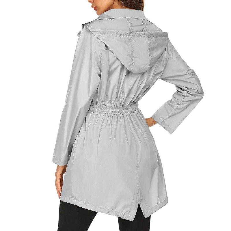 Women's - Hooded Windbreaker Jacket - Waterproof