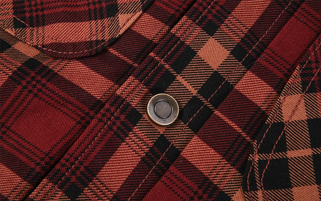 Men's - Lumberjack Hoodie - Cosy Flannel Material - Stylish Casual Wear for All Seasons