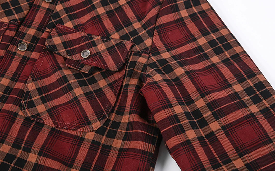 Men's - Lumberjack Hoodie - Cosy Flannel Material - Stylish Casual Wear for All Seasons