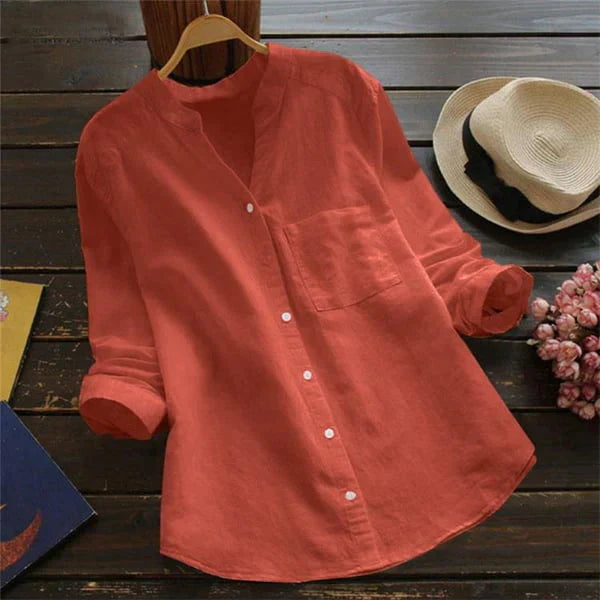 Casual linen and cotton shirt