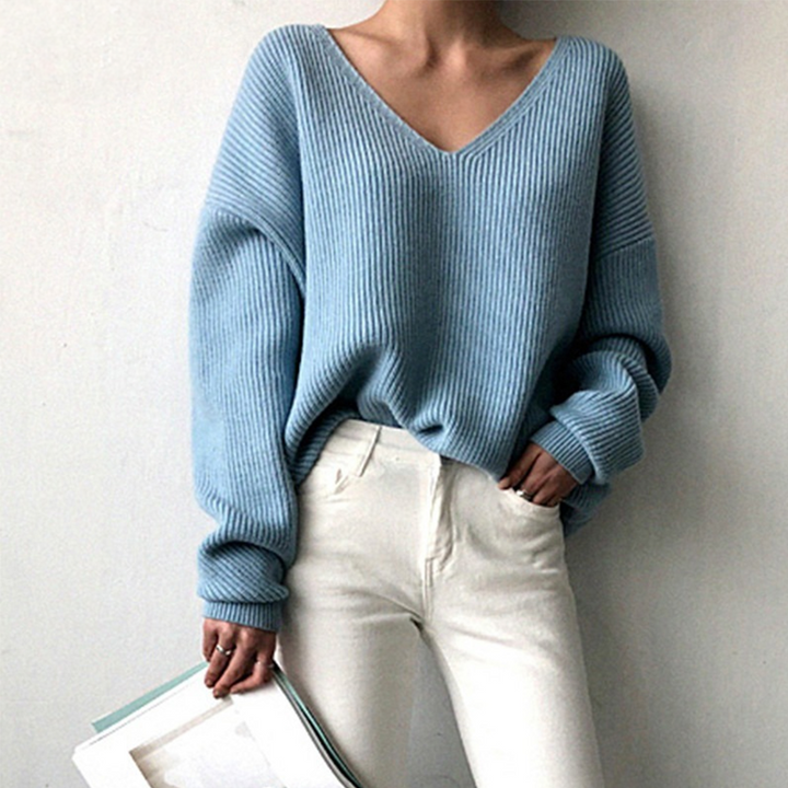 Jumper In Soft Layered Knit