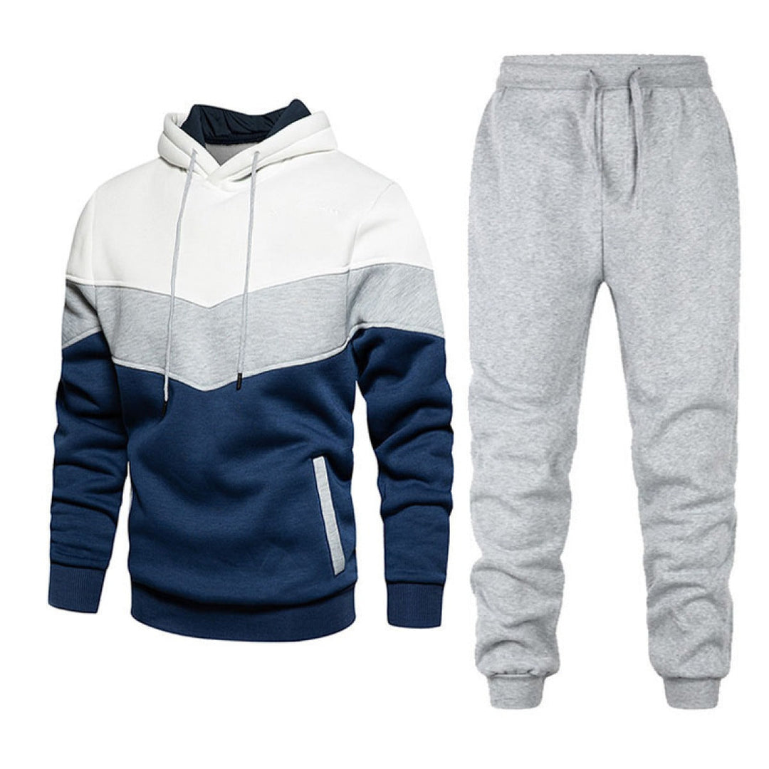 Men - Cozy Knit Jumper and Trousers Set - Trendy and Comfortable Outfit for All Occasions