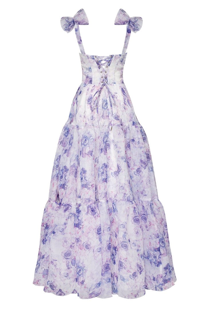 Ladies summer floral maxi dress