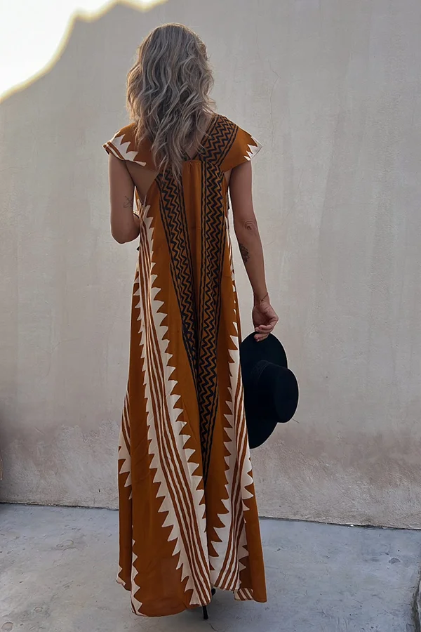 Elegant maxi summer dress