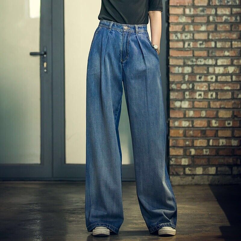 Stylish denim trousers