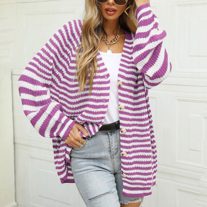 Casual long sleeve cardigan