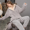 Cosy women's fleece pyjama set