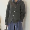 Comfortable cashmere jacket with button details