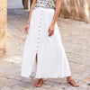 Modern maxi skirt with buttons