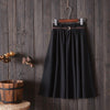 Chic flared midi skirt