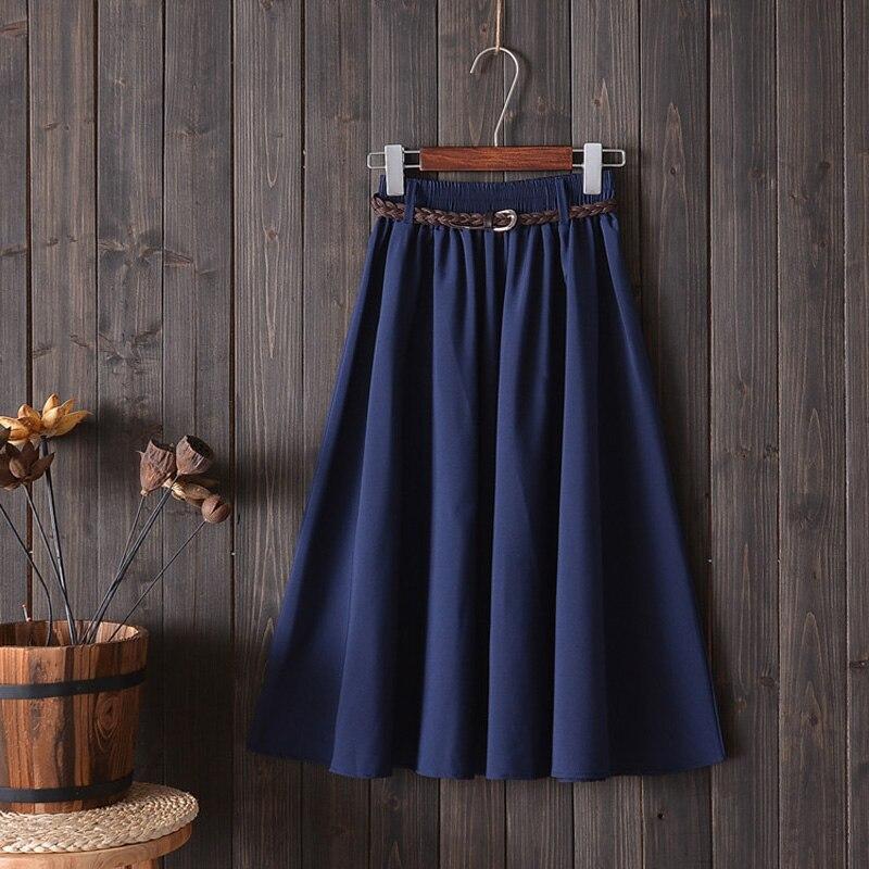 Chic flared midi skirt