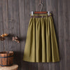 Chic flared midi skirt