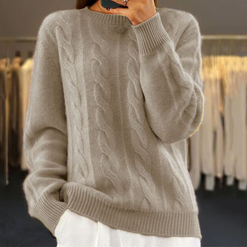 Warm knitted jumper