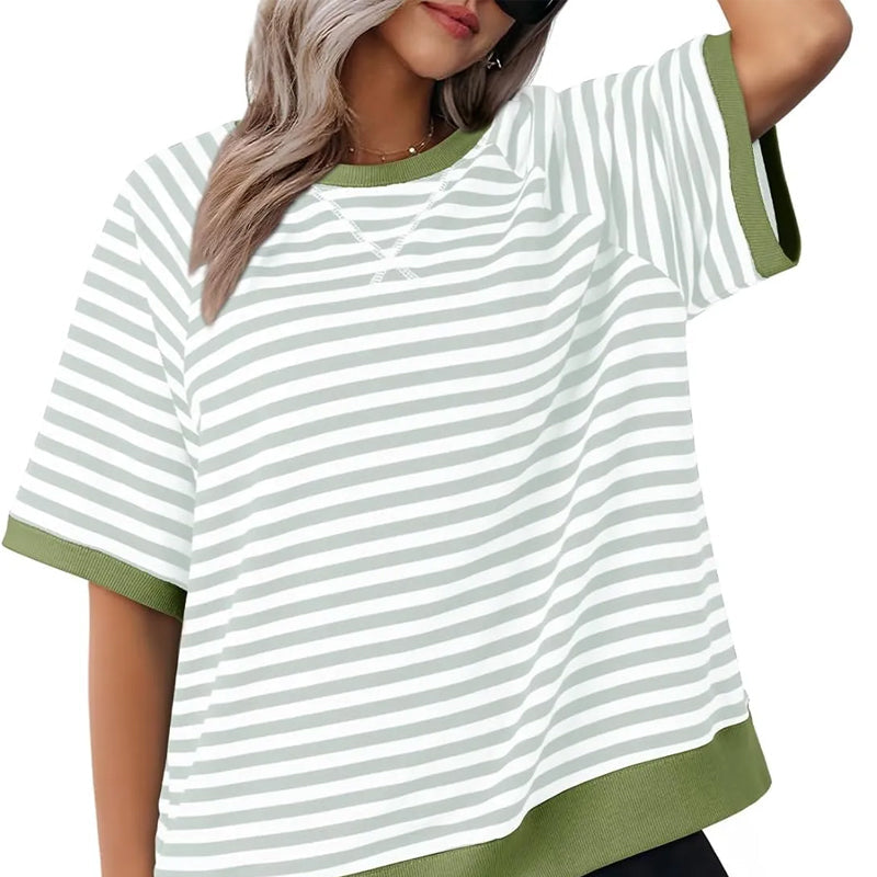 Ewe | Casual Striped T-Shirt