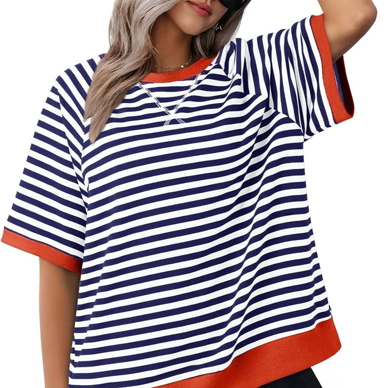 Ewe | Casual Striped T-Shirt