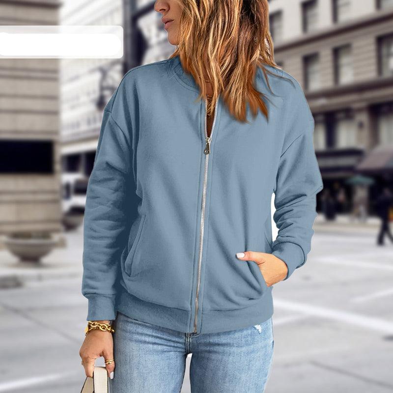 Women's - Transition Jacket - Stylish Zip Closure - Versatile Outerwear