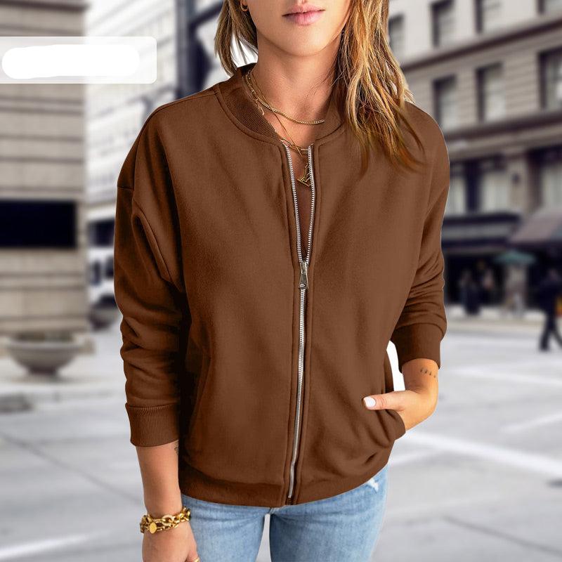 Women's - Transition Jacket - Stylish Zip Closure - Versatile Outerwear