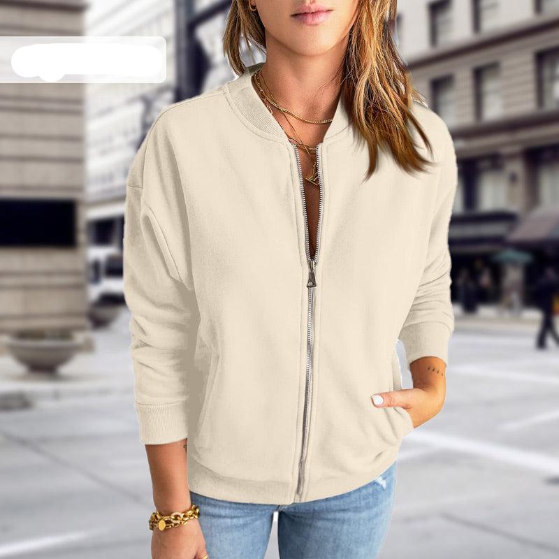 Women's - Transition Jacket - Stylish Zip Closure - Versatile Outerwear