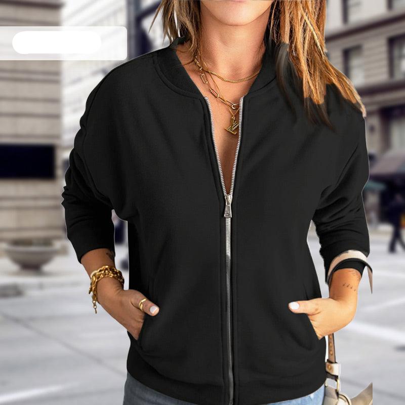 Women's - Transition Jacket - Stylish Zip Closure - Versatile Outerwear