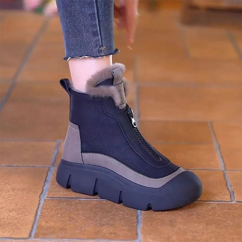 Women's - Snowshoes - Warm & Cosy - Zip Closure Design - Perfect Winter Footwear for Outdoor Adventures
