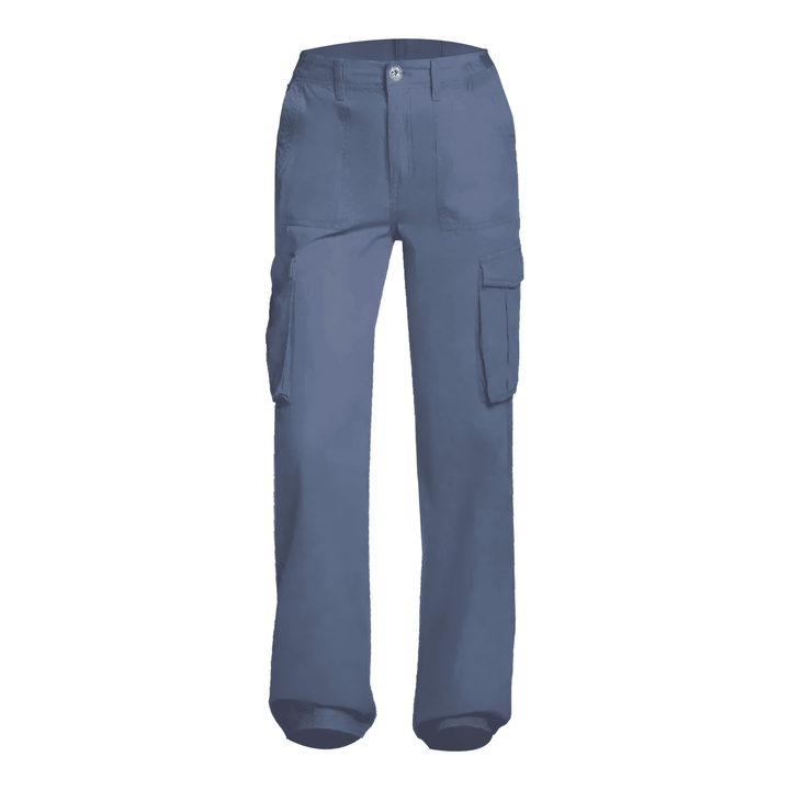 Straight cargo trousers