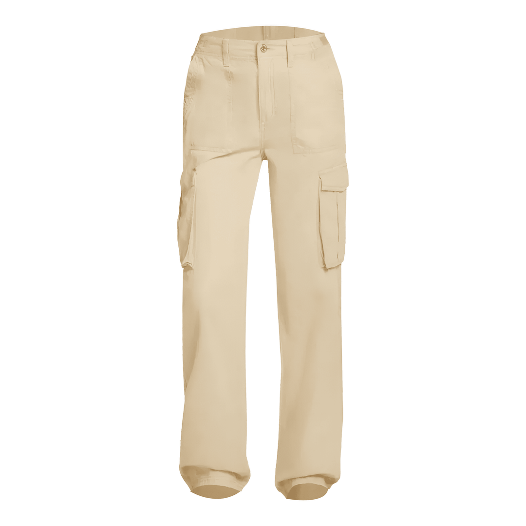 Straight cargo trousers