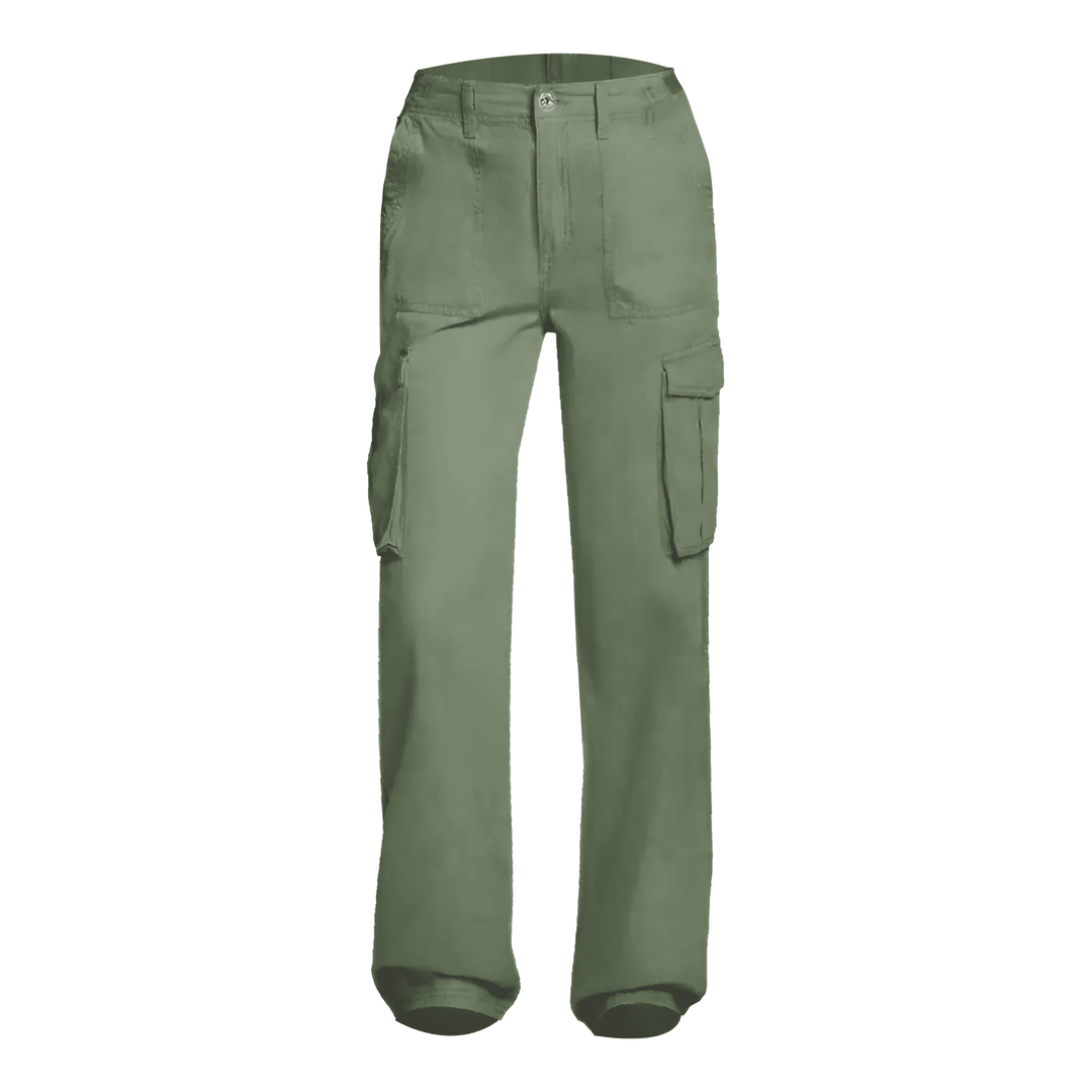 Straight cargo trousers