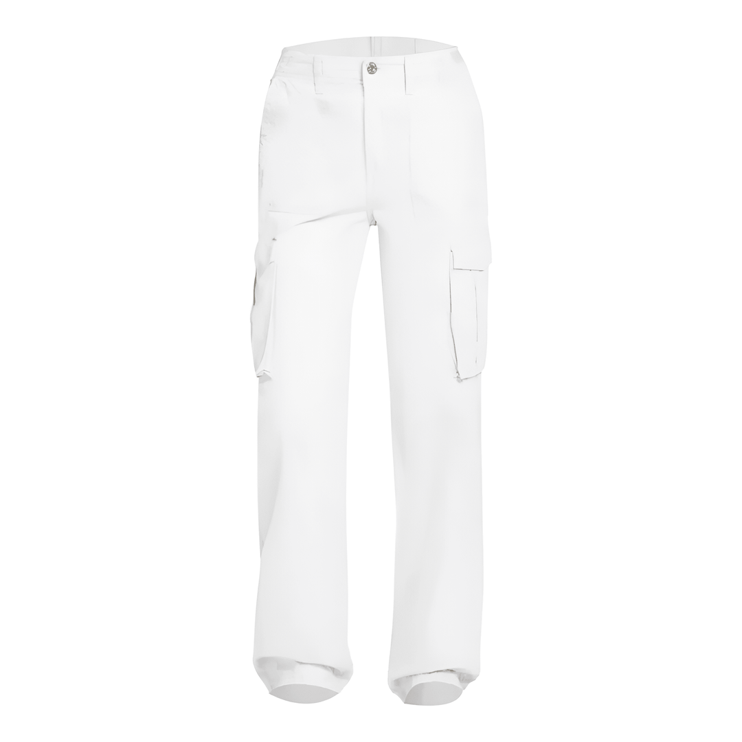 Straight cargo trousers