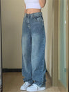 Baggy Jeans With Straight Cut