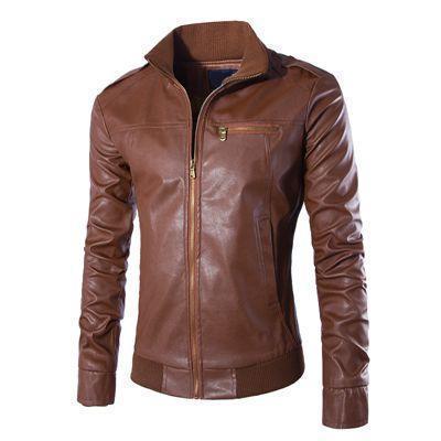 Men's leather jacket