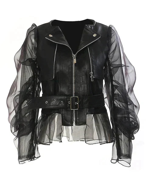 Ladies leather jacket