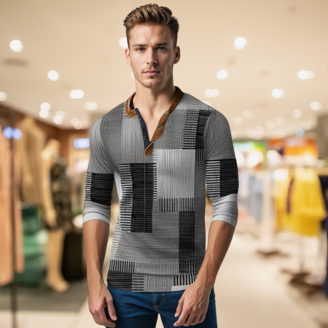 Men - Stylish Jumper - Cosy Knit Fabric - Perfect for Casual Wear - Comfortable and Trendy
