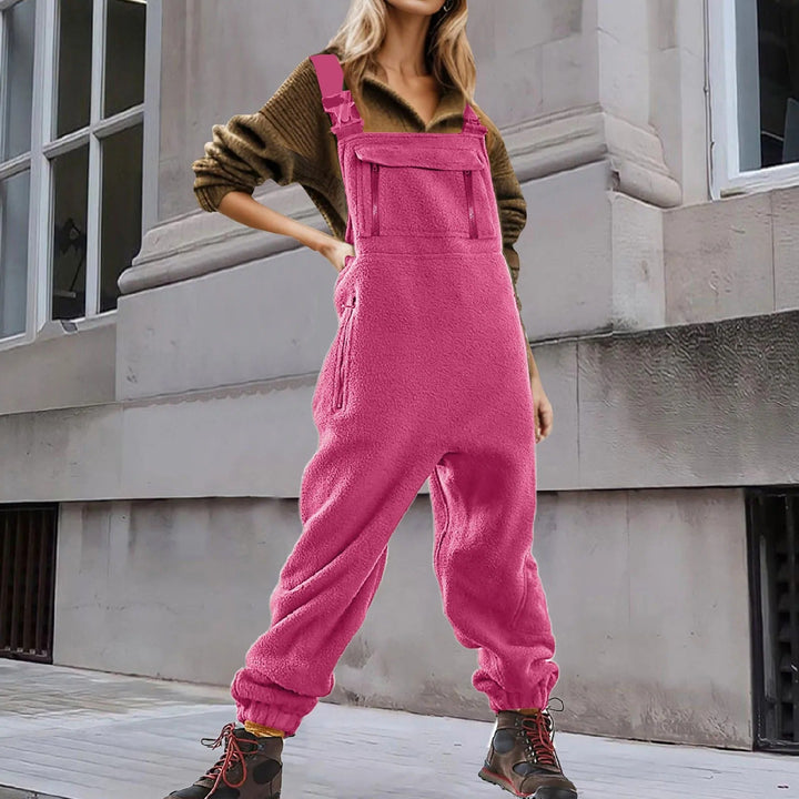 Warm jumpsuit for women casual jumpsuit