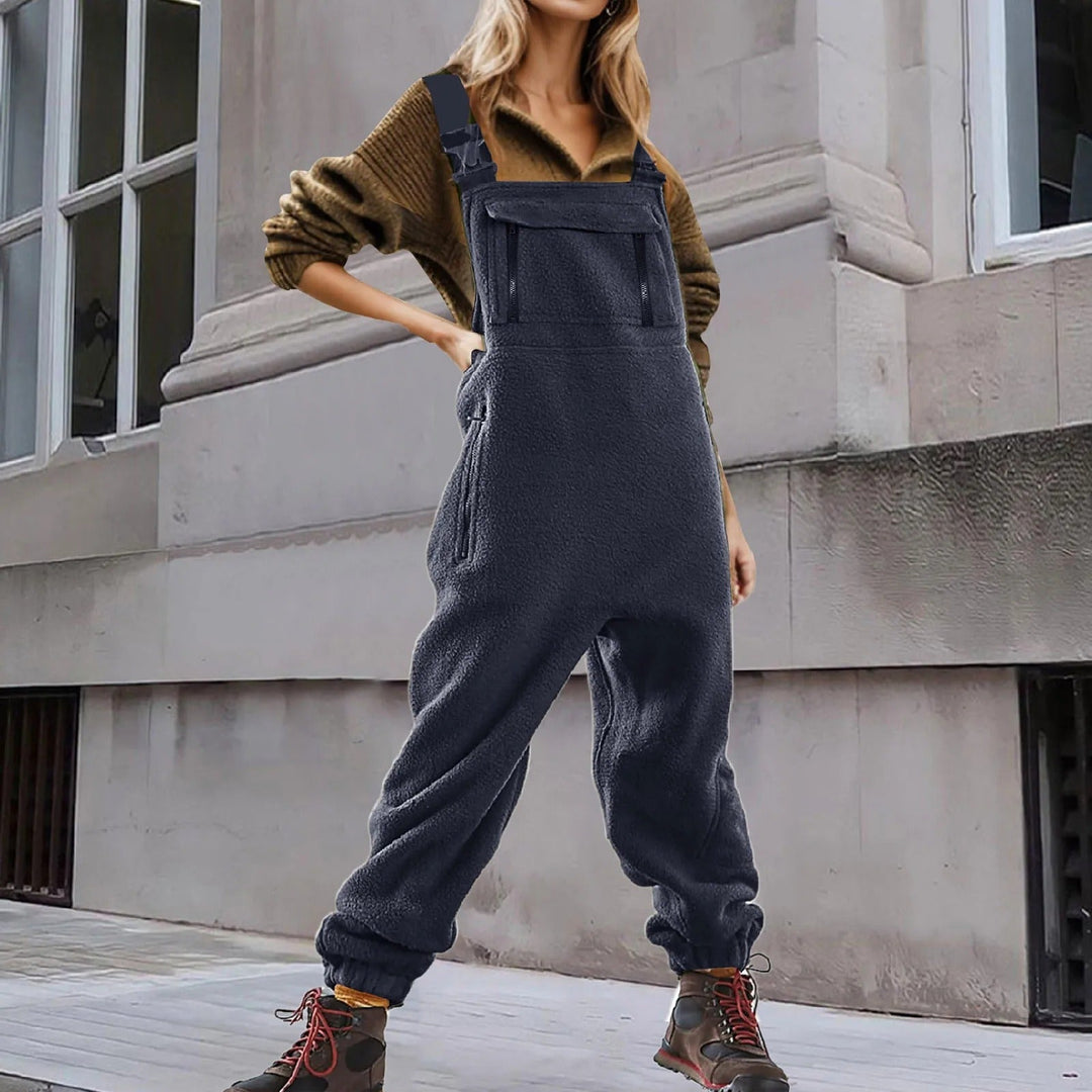 Warm jumpsuit for women casual jumpsuit