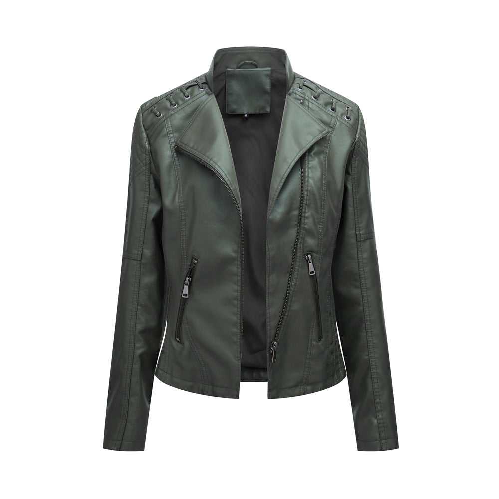 Chic PU Leather Jacket