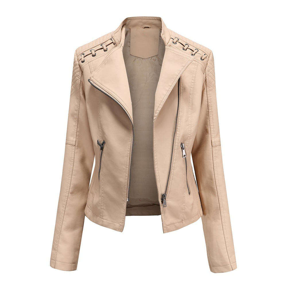 Chic PU Leather Jacket