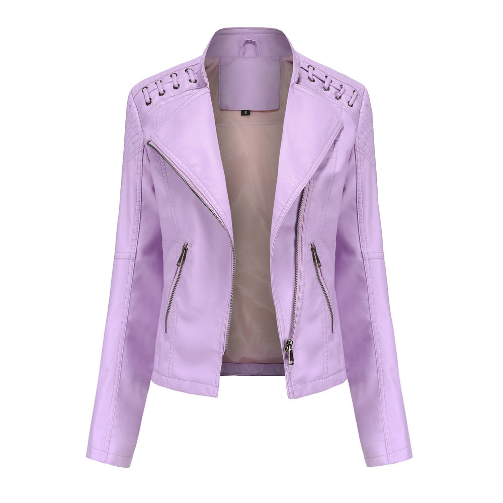 Chic PU Leather Jacket