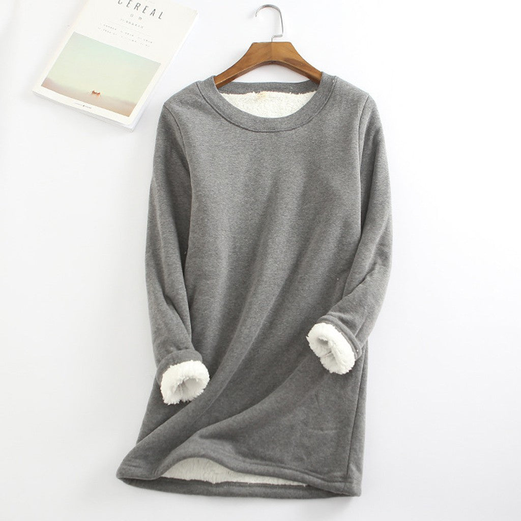 Comfortable jumper with fleece