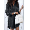 Women's - Denim Dress - Fashionable and Comfortable Fit for Every Occasion - Tough Look