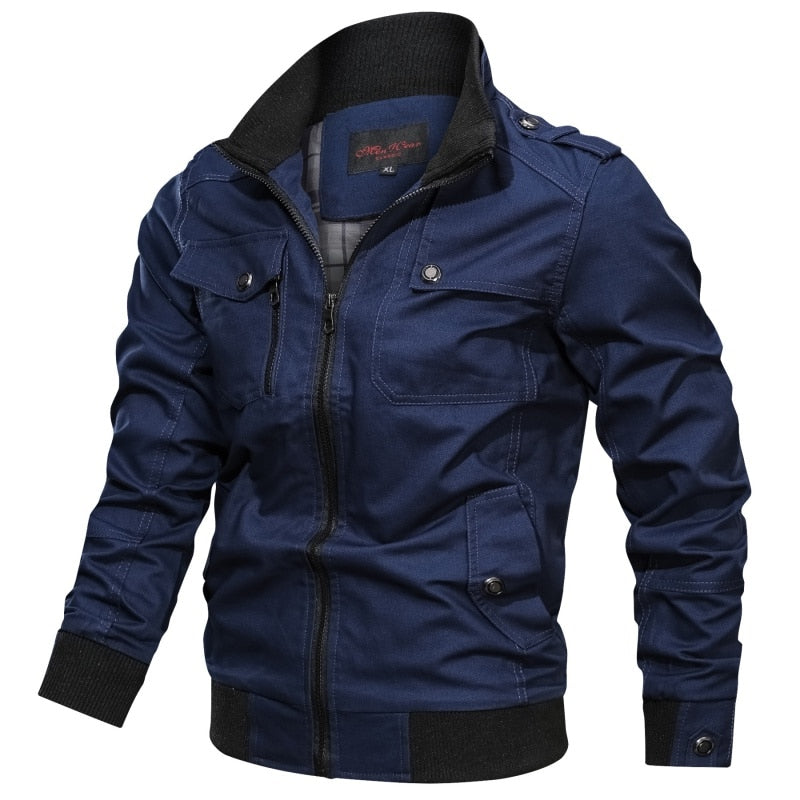 Men's - Blue Jacket - Denim - Stylish & Versatile - Classic Wardrobe Essential