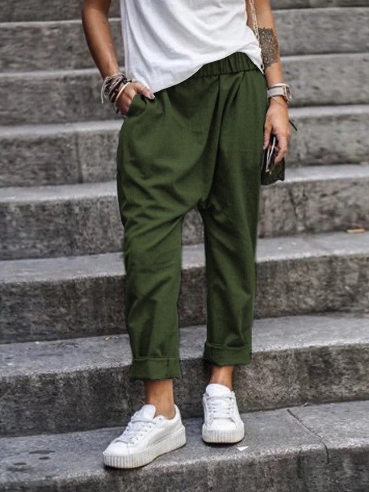 Casual linen trousers