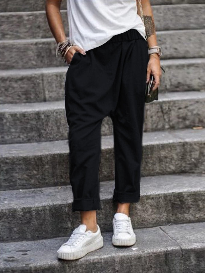 Casual linen trousers