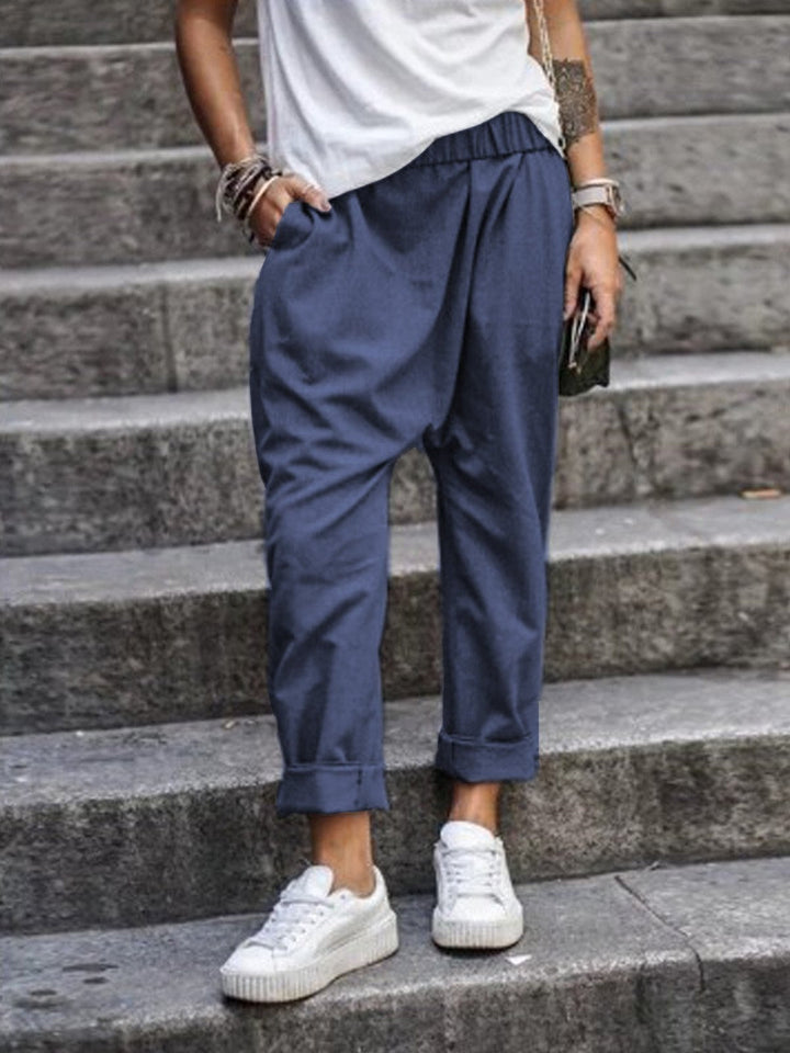 Casual linen trousers