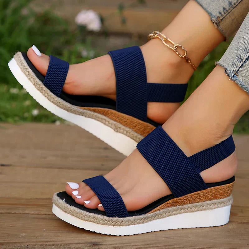 Women's - All-Day Comfort Sandals - Soft Material - Casual Style Footwear