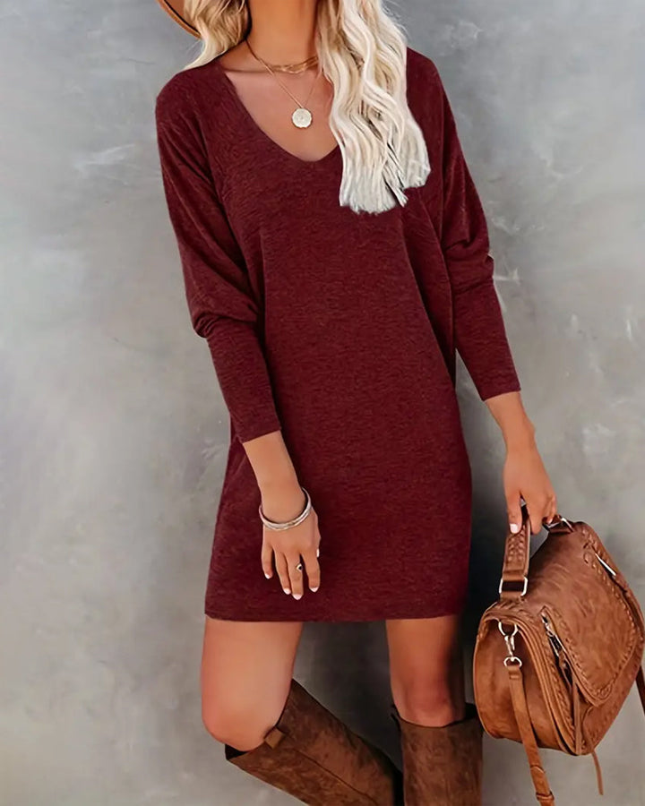 Trendy long-sleeved loose top