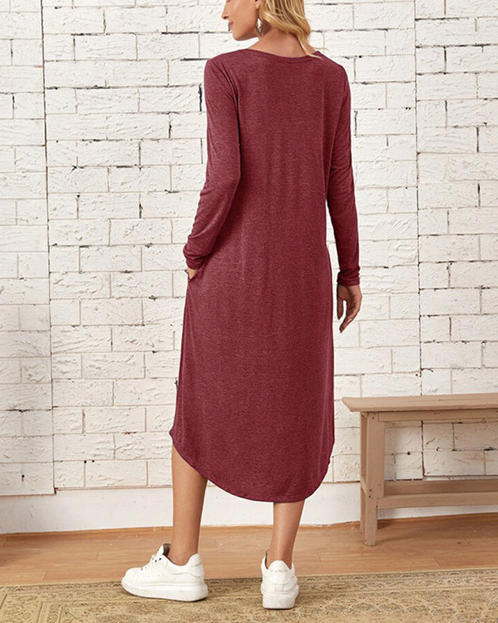 Long-sleeved dress for women