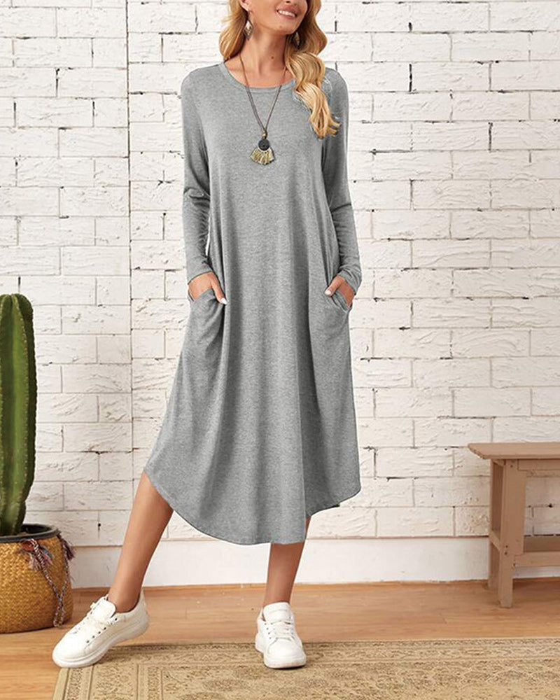 Long-sleeved dress for women