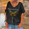 Shirt with butterfly print