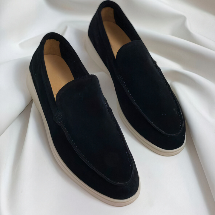 Premium men's leather loafers